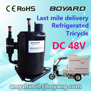 Unidad Condensadora de Sistema de Refrigeración <span class=keywords><strong>Mini</strong></span> de <span class=keywords><strong>12V</strong></span> 24V 48V CC con <span class=keywords><strong>Compresor</strong></span> Rotatorio <span class=keywords><strong>Mini</strong></span> de <span class=keywords><strong>12V</strong></span> 24V 48V CC Zhejiang Boyard R134a - Product Image 2