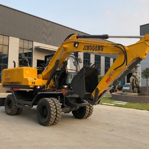 13 toneladas hidráulico rueda excavadora precio de la máquina para venta - Product Image 2