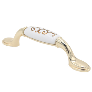<span class=keywords><strong>Poignée</strong></span> de tiroir de style européen de 96 mm, <span class=keywords><strong>poignée</strong></span> en laiton antique, <span class=keywords><strong>poignée</strong></span> classique en céramique pour armoire de <span class=keywords><strong>cuisine</strong></span>, poignées en <span class=keywords><strong>porcelaine</strong></span> - Product Image 6