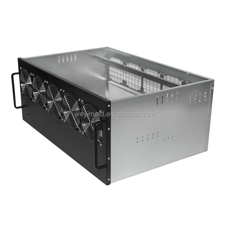 High quality computer server chassis Graphics card support 12GPU/13GPU option Max L340mm case