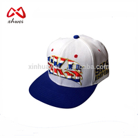 Gorras de ala plana bordada en 3D, gorras de estilo hip hop con 6 paneles, diferentes tipos de diseños personalizados de fábrica