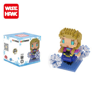 Wisehawk Blocchi <span class=keywords><strong>di</strong></span> Costruzione in Plastica Mini Educativi <span class=keywords><strong>Giocattoli</strong></span> Fai-da-Te <span class=keywords><strong>Frozen</strong></span> - Product Image 2