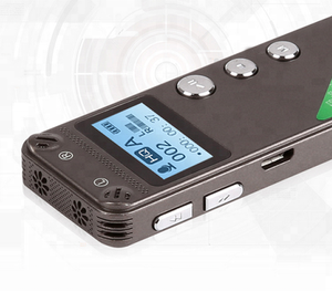 Venta caliente V31 registrador del u-disco 8 GB secreto Grabación de voz con micrófono y función de reproductor MP3 gris - Product Image 6