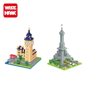 Wisehawk Plastic Mini Bakstenen Architectuur Big Ben Model Educatief Bouwstenen Toy