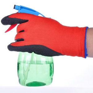 Gants en <span class=keywords><strong>Latex</strong></span> texturé, avec revêtement en <span class=keywords><strong>Nylon</strong></span> rouge, <span class=keywords><strong>13G</strong></span>, pour la Construction, offre spéciale, - Product Image 4