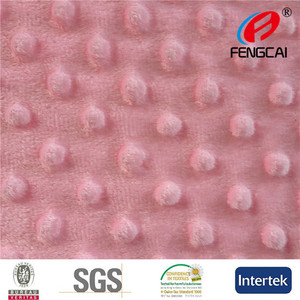<span class=keywords><strong>fengcai</strong></span> minky punto manta de tela para la fabricación de mantas de bebé en - Product Image 3