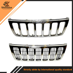 <span class=keywords><strong>Negro</strong></span> & Chrome Radiador Rejillas Parrillas para <span class=keywords><strong>Jeep</strong></span> Grand Cherokee WJ 55155921AC 55155921AC - Product Image 1