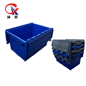 50L Thùng Nhựa Vuông Bao Bì Rẻ Nhất Hộp Nhựa Stackable Thùng Cho Cá Trái Cây Và Rau Quả - Product Image 1