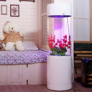 원형 아쿠아리움 원통형 어항 대형 실린더 아크릴 수족관 높이 1.5m - Product Image 3