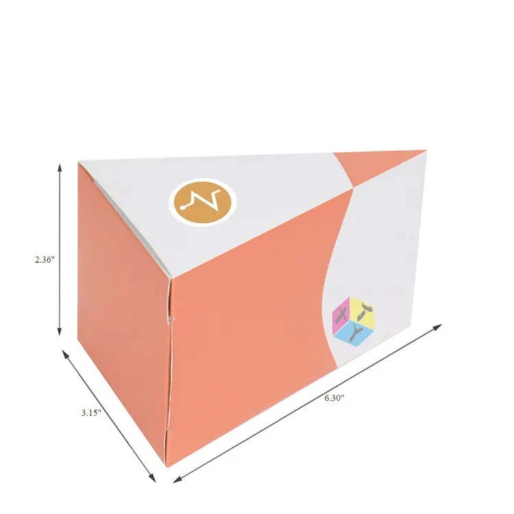 Emballage carton pour expédition, forme triangulaire, 10 pièces