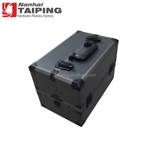 English Style Rugged Tackle Aluminum Tool Box with Cantilever Tray
