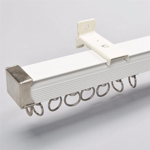 Accesorios decorativos doble raya de aleación de aluminio de la cortina pistas - Product Image 6