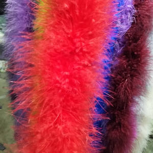 Ourwarm — Boa en plumes marabi 6 pieds, artisanat Long, garniture à coudre, nœuds de cheveux, Costume de fête de mariage, Halloween - Product Image 6