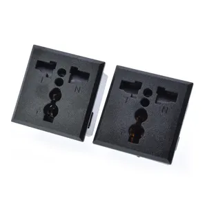 Grosir soket listrik universal hitam colokan listrik extender CE multifungsi modul soket internasional UK power outlet