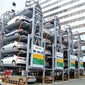 8 car or 12 SUVs parking lift Multi-level Rotating Car Parking System