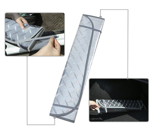 Pare-soleil latéral de fenêtre de voiture de Tyvek de nylon de maille/pare-brise escamotable pliable de pare-brise de voiture fait sur commande - Product Image 3