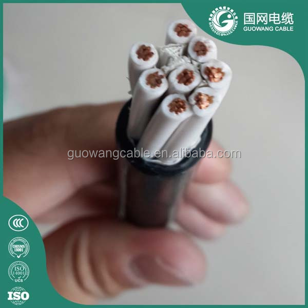 Télécommunications CU/PVC/Tressé Fil De Cuivre Écran/PVC Câble De Commande KVVP 2.5 35mmsq Câble