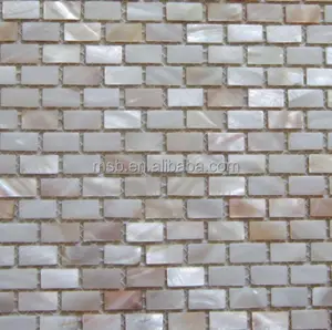 Trung Quốc Nước Ngọt Mẹ Của Pearl Shell Mosaic Tile, Nước Ngọt MOP Tile