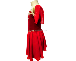 Offre Spéciale nouveau <span class=keywords><strong>costume</strong></span> de danse robe de danse en mousseline de soie rouge, costumes de danse lyrique, costumes de danse lyrique pour filles. Nouveau -- 19 - Product Image 2