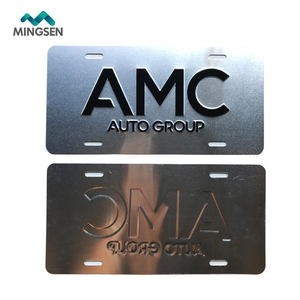Plaque d'<span class=keywords><strong>immatriculation</strong></span> de voiture, en aluminium gaufré, impression personnalisée - Product Image 4