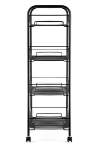 OEM 550-69C à 4 Niveaux En Métal Maille Chariot Utilitaire Roulant Organisateur De Stockage Étagères de Panier Avec Roues Amovibles - Product Image 2