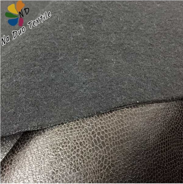 Mode nouveau design amara 100% poly microfibre perforé suede tissu