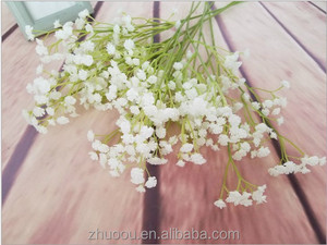 <strong>Baby</strong> <strong>Breath</strong>/Gypsophila <strong>Artificial</strong> Flowers Fake Silk Plants Wedding Party Decoration PU Real Touch Flowers DIY Home Garden - Product Image 4