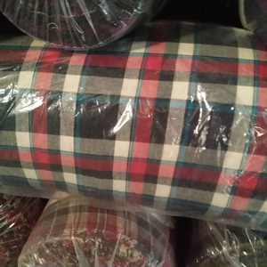 Inventario de algodón a cuadros, tela de tweed para pantalones, ropa, superventas Tela de franela 100% algodón, tejido liso teñido, suave, 100% - Product Image 6