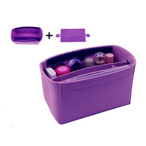 Meilleure vente feutre voyage sac à main insérer sac à main organisateur et feutre organisateur insérer sac <span class=keywords><strong>avec</strong></span> nouveau couvercle amovible <span class=keywords><strong>fermeture</strong></span> éclair - Product Image 5