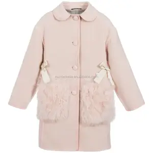 Manteau d'hiver en laine pour bébé fille, nouveau style décontracté, vêtements chinois à motif pur, style panama pour enfants