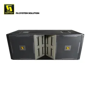 VT4889 Sistem Array Garis, Bertenaga Frekuensi Tinggi 15 Inci 1000W Ganda