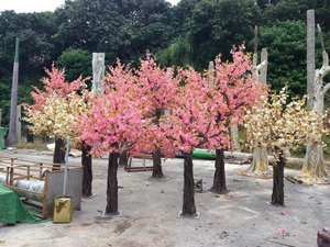 Mejores ventas de árboles artificiales artificial árbol de la flor para la boda al por mayor - Product Image 2