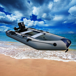 Bateau pneumatique de pêche et de sport Solarmarine 300 cm (9,8 pi) 3 m <span class=keywords><strong>avec</strong></span> plancher en aluminium et PVC, soudé par procédé <span class=keywords><strong>thermique</strong></span>, pour la plongée sous-marine - Product Image 4