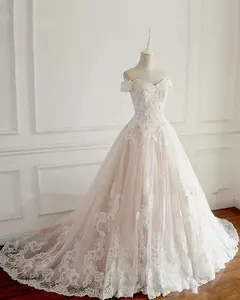 Trung quốc 2017 Nhà Thờ Puffy Chúa Bóng Gown Wedding Wedding Dress