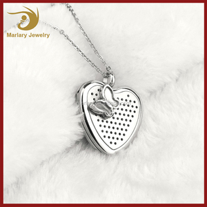 Acier inoxydable <span class=keywords><strong>OM</strong></span> Loket Pendentif Charmes <span class=keywords><strong>De</strong></span> Yoga Aromathérapie Huile Essentielle Diffuseur Collier Bijoux - Product Image 4