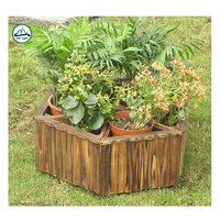 Bac à plantes rectangulaire surélevé en gros, style chinois, imperméable, revêtement poudré, écologique, pour aménagement de jardin et jardinière