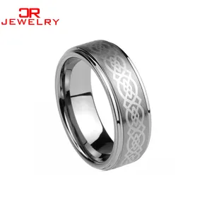 Wholesale China Glow Couple Celtic <strong>Tungsen</strong> <strong>Rings</strong> - Product Image 1