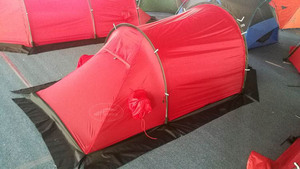 Tentes de camping pliables à double couche haut de gamme pour 3 personnes, légères, en nylon ripstop 40D traité au polyuréthane silicone - Product Image 3