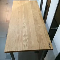 مخصص الصلبة طاولة طعام مصنوعة من خشب البلوط الأخشاب مع الجدول قاعدة/البلوط طاولة طعام قابلة للتمديد