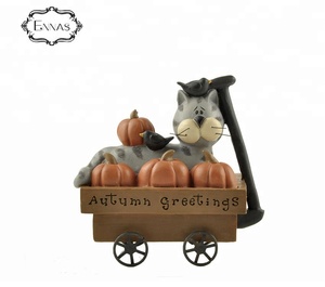 Créateur, dont la main métier de résine mignon petit chat Halloween ornement cadeau - Product Image 2