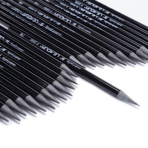 Ensemble de crayons à dessin avec logo personnalisé crayons graphite sans bois - Product Image 2