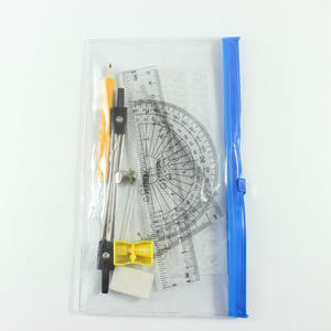 Baru sekolah siswa perlu istilah matematika geometris <span class=keywords><strong>set</strong></span> dengan ritsleting tas PVC - Product Image 5