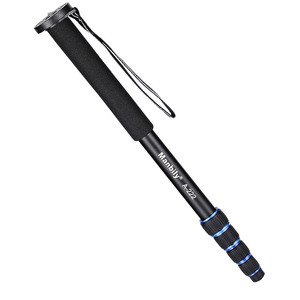 Manbily A-222インチ写真カメラ自撮り棒軽量ポータブル三脚スタンドホルダーAlpenstock Unipod <span class=keywords><strong>Monopod</strong></span> Black - Product Image 1