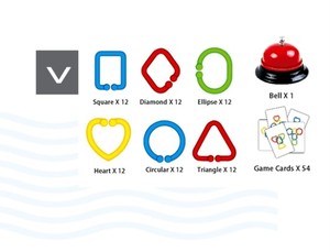 Juguetes educativos para niños, juego interactivo de entretenimiento cognitivo con formas de colores, juego de mesa con gancho - Product Image 2