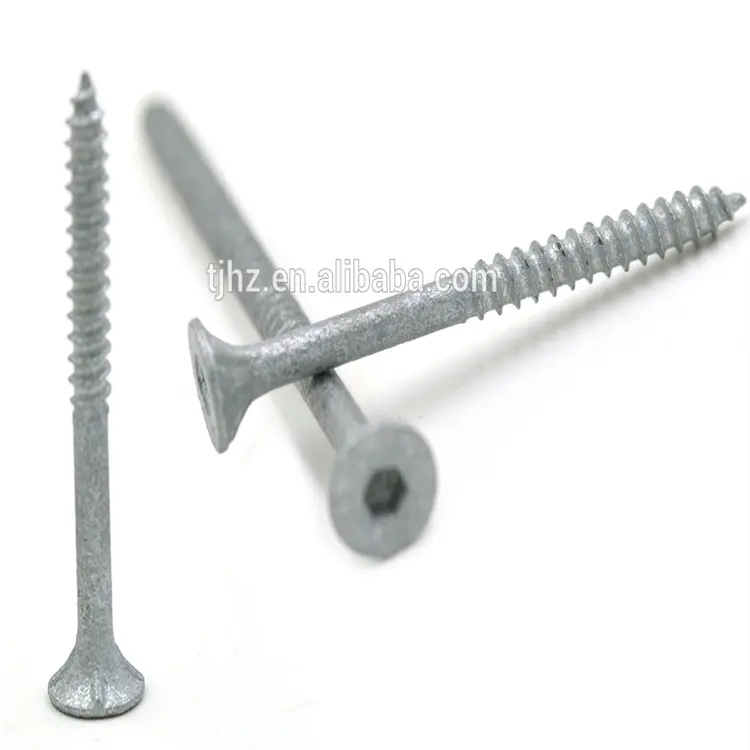 Galvanizado en caliente No.2 Plaza batten tornillo 10GX75mm mejor precio