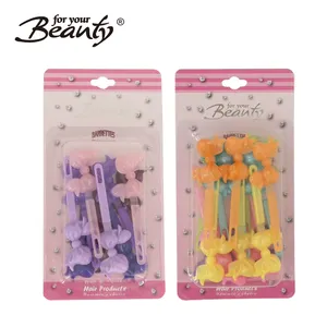 Fancy Clips Kids Plastic Hair Barrettes For Decorated Hair