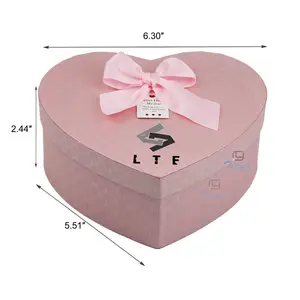 heart shaped empty wedding gift sweet treat love box