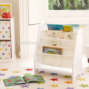 Espositore <span class=keywords><strong>per</strong></span> Libri <span class=keywords><strong>per</strong></span> <span class=keywords><strong>Bambini</strong></span> Personalizzato all'Ingrosso, Libreria in Legno e Tela con Tasche <span class=keywords><strong>per</strong></span> Riviste - Product Image 5