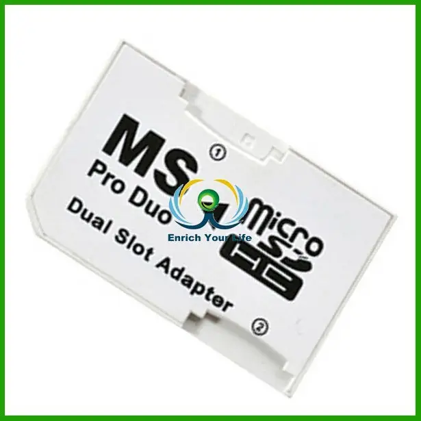 dual pro memory stick pro duo adapter für sony psp