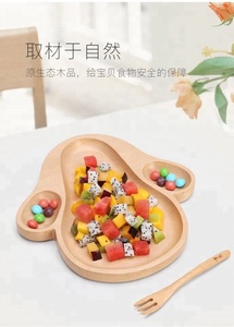 Nouveau Design Bande Dessinée Créative Chiot Chien Forme Bonbons Plat Dessert Plaque Acacia <span class=keywords><strong>Naturel</strong></span> Enfants En <span class=keywords><strong>Bois</strong></span> Dîner Plaque - Product Image 4